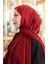 Karaca Jakarlı Şal 81096-10 Bordo 3