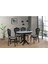 Rika Baba Ayak Oval Açılır Masa 70X110 4