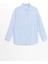 Yeni Sezon Cizgili Keten Karisimli Oversize Kadin Gomlek - S52683Z8 5
