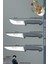 Sürmene Silver Serisi Gri Sap Mutfak Bıçak Kurban Seti Et Ekmek Sebze Bıçağı 3 Lü Set ( Srm-07) 2