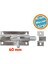 Metal Kapı Sürgüsü Küçük Krom Mavzer Sürgü Sürgülü Kilit 25X40 mm Kapı Pencere Emniyet Kilidi 1