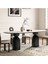 Imperial Italyan Still Oval Traverten Yemek Masası 80X160 6