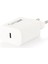 20W Pd 3A Type-C Çıkışlı Şarj Adaptörü (Başlık) Beyaz 1