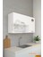 Tamamı Mdf Çok Amaçlı Açık Raflı Üst Dolap Mutfak / Banyo / Salon / Ofis 9