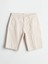 Yeni Sezon Rahat Kalip Gabardin Erkek Bermuda Sort - S5FH41Z8 5