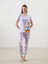 Yeni Sezon Bisiklet Yaka Garfield Baskili Kadin Pijama Takimi - S5CP67Z8 1