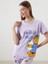 Yeni Sezon Bisiklet Yaka Garfield Baskili Kadin Pijama Takimi - S5CP67Z8 2
