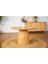 Mistral Iskandinav Doğal Ahşap Mutfak Masası 120X120 5