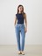 Yeni Sezon Beli Lastikli Paperbag Kadin Jean Pantolon - S5GN61Z8 1