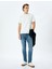 Yeni Sezon Pamuklu Düğmeli Slim Fit Jean Pantolon - Brad Jean 1