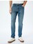 Yeni Sezon Pamuklu Düğmeli Slim Fit Jean Pantolon - Brad Jean 3
