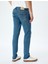 Yeni Sezon Pamuklu Düğmeli Slim Fit Jean Pantolon - Brad Jean 4