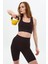 Sakura Çift Kat Spor Bra Kahve 2
