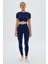 Kumo Kısa Crop Top Lacivert 3