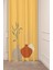 Çiçek Vazo Bohem Minimalist Bej Desenli Özel Tasarım Dijital Baskılı (Tek Kanat) Modern Fon Perde 1