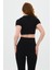 Kumo Kısa Crop Top Siyah 1