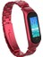 Xiaomi Mi Band 6 Uyumlu Krd-04 Metal Kordon Tlzn - Kırmızı 1