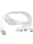 4 In 1 Şarj Kablosu 2x Type-C 2x Micro USB Çoklayıcı 1 Metre 1