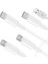 4 In 1 Şarj Kablosu 2x Type-C 2x Micro USB Çoklayıcı 1 Metre 4