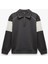 Yeni Sezon Pamuklu Renk Bloklu Uzun Kollu Yarım Fermuarlı Sweatshirt 3