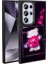 Galaxy S24 Ultra Kılıf Parlayan Kabartmalı Ikonik Figürlü Tlzn Amas Silikon Kapak-Siyah 1