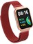 Xiaomi Redmi Watch 2 Lite Uyumlu Krd-58 Metal Kordon Tlzn - Kırmızı 1