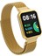 Xiaomi Redmi Watch 2 Lite Uyumlu Krd-58 Metal Kordon Tlzn - Kırmızı 3