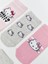 Yeni Sezon Hello Kitty Desenli Kiz Cocuk Patik Corap 5'li - S5LM75Z4 4