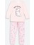Yeni Sezon Bisiklet Yaka Baskili Kiz Cocuk Pijama Takimi - S54413Z1 1