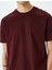 Yeni Sezon Bisiklet Yaka Pamuklu Tok Kumaş Regular Fit Basic Kısa Kollu Tişört 5