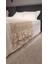 Yatak Runner Çift Kişilik Fırfırlı Krem 80X230 cm 1