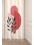 Yaprak Bohem Minimalist Bej Krem Desenli Özel Tasarım Dijital Baskılı (Tek Kanat) Modern Fon Perde 1