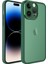 iPhone 14 Pro Uyumlu Kamera Korumalı Transparan Tlzn Post Kapak-Koyu Yeşil 1