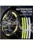 1 Set Jant Reflektör Rım Stıcker Red Car & Motorcyde & Bıcycle 2