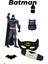 Süper Ikili Batman Seti 30 cm Batman Karakter ve Batman Maskesi Ağızlığı 3