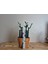 Bambu Kitap Tutucu – Lego Çiçek Dekoratif Bookend & Masa Düzenleyici – Yapay Bitki ve Bambu Detaylı Pinterest Fikri Kitaplık Aksesuarı – Çok Amaçlı Çalışma Masası Aksesuarı – Fonksiyonel Hediye 5