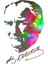 Atatürk Model Hologram Sticker – Işık Vurunca Renk Değiştirir – Modifiye Dekarasyon Sticker Araç,kask Uyumlu,düz ve Prüszsüz Yüzeyler Için (Meristeed) 2
