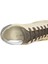 Kadın Goose Model Yıldız Detaylı Gülük %100 Deri Sneakers Ayakkabı 25NW00401 7
