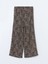 Yeni Sezon Beli Lastikli Leopar Desenli Kiz Cocuk Pantolon - S5IV73Z4 3