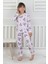 Isob Pembe Kuromi Desenli %100 Pamuk Kız Çocuk Pijama Takımı 3-8 Yaş 51205-P 2