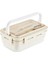Rainbow Paslanmaz Çelik Termos 500 ml ve Fusca Lunch Box Krem 6