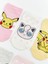 Yeni Sezon Pikachu Desenli Kiz Cocuk Patik Corap 5'li - S55276Z4 2