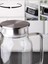 1500 ml Borosilikat Cam Su Sürahisi - Metal Kapaklı ve Isıya Dayanıklı 3