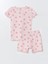Yeni Sezon Bisiklet Yaka Kiz Bebek Sortlu Pijama Takimi - S5BL45Z1 3