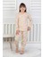 Isob Somon Avakado Desenli %100 Pamuk Kız Çocuk Pijama Takımı 3-13 Yaş 51201-51402-S 1