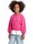 Bisiklet Yaka Uzun Kollu Baskılı Kız Bebek Sweatshirt (W4) 1