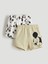 Yeni Sezon Mickey Mouse Baskili Erkek Bebek Sort 2'li - S5J804Z1 1