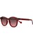 Hayal C7-48 Unisex Güneş Gözlüğü Şeffaf Bordo Çerçeve Bordo Degrade Cam 2