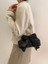 Fransız Moda Vintage Kurdele Tasarım Zincir Askılı Casual Omuz Çantası Trendy Bulut Çantası 4