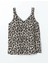 Yeni Sezon V Yaka Leopar Desenli Kadin Bluz - S5K008Z8 5
